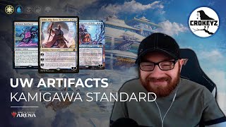 UW ARTIFACTS Kamigawa Release Day  CROKEYZ MTG Arena [upl. by Maurita566]