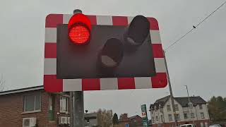 antrim station level crossing co antrim 21124 [upl. by Yenmor881]