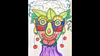 Giuseppe Arcimboldo Fruit and Veggie Portrait [upl. by Elsilrac101]