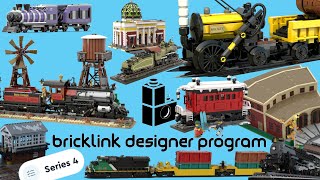 ALLE  🚂 Eisenbahn Sets 4 Serie des Bricklink Designer Programs 2024 [upl. by Ylebmik]