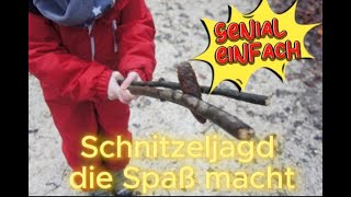 Kinder Outdoor Schnitzeljagd So einfach kann die 🏴‍☠️Schatzsuche🏆 sein [upl. by Codie385]