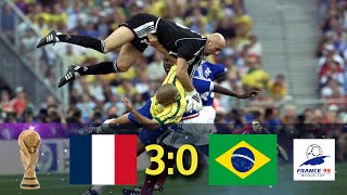 1998 World Cup Final Brazil vs France [upl. by Noicnecsa]