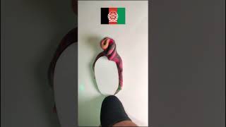 Afghanistan flag color mixing with clay  colormixingsatisfyingmixingcolorsflagmixinAfghanistan [upl. by Orly]