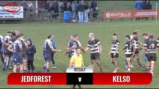 RUGBY HIGHLIGHTS  JEDFOREST v KELSO  3224  PREMIERSHIP [upl. by Nnylidnarb]