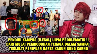 FIX KAMPUS TIDAK TERDAFTAR ‼️ KEJANGGALAN UIPM RAFFI AHMAD HINGGA PENIPUAN HARTA BUNG KARNO [upl. by Colombi]