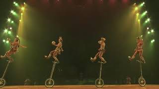 Cirque du Soleil TOTEM Unicycle and Bowls Broll [upl. by Chasse]