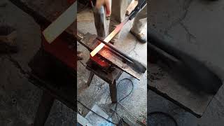 Forging a Bowie Knife [upl. by Ynohtnad]