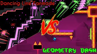 Dancing Line Fanmade VS Geometry Dash  Power Trip [upl. by Bonn]