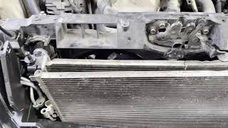 08 Nissan Altima radiator replacement [upl. by Divan]