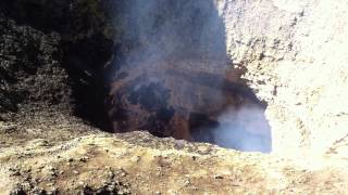 Sounds of outgassing from the lava lake of Villarrica volcano Chile [upl. by Fleming]