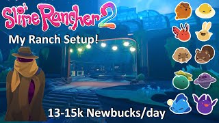 Slime Rancher 2 My Ranch Setup for Newbuck Farming 2024 [upl. by Kezer]