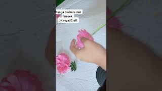 cute diy bunga Garbera dari kresek by IrsyadCraft [upl. by Sydalg]