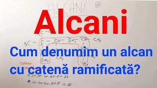 Alcani  Cum denumim un alcan cu catena ramificata [upl. by Colline]