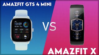 Amazfit GTS 4 Mini vs Amazfit X Comparison [upl. by Limber]