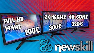 ¿Estos son los MEJORES MONITORES CALIDAD PRECIO  Newskill Icarus Full HD 2K y 4K [upl. by Asirak]