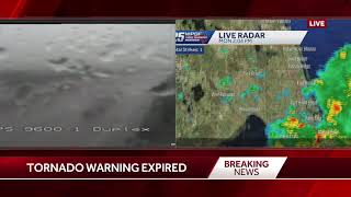 LIVE Tornado Warning issued for Palm Beach County until 2 pm [upl. by Sicnarf]