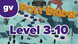 Poly Bridge 310 Under Bridge Solution [upl. by Annawit838]