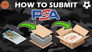 How to Prepare or Submit to PSA for Grading packaging and shipping sports or trading cards [upl. by Airebma]