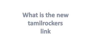 Tamilrockers new link  new domain address 2019 latest update [upl. by Sunderland112]