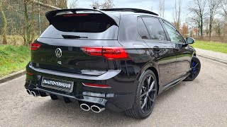 2021 VW Golf 8 R Performance 320HP  Start Revs Launch Control amp Accelerations Sounds [upl. by Anyaj]