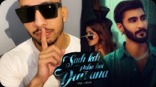 RCR Sach Keh Raha Hai Deewana  RapVersion  Official Video  KK REACTION 🫨 [upl. by Marela]