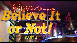 Ripleys Believe It Or Not  Part2  Matchstick Spaceshuttle  Mirror Maze  San Francisco [upl. by Nimad]