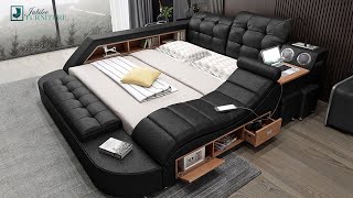 Hariana Tech Smart Ultimate Bed  All In One Bed  Jubilee Furniture [upl. by Dav948]