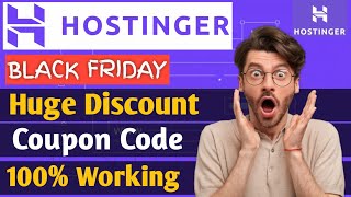 Hostinger Black Friday Coupon Code 2024  Hostinger Discount Code 90Off [upl. by Adnahs804]