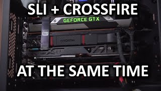 SLI amp Crossfire in Same PC [upl. by Ahselrac]