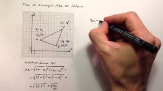 Bevis med analytisk geometri [upl. by Dabbs]