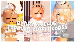 Toddler Berry Avenue Outfit Codes Compilation roblox [upl. by Eanej]