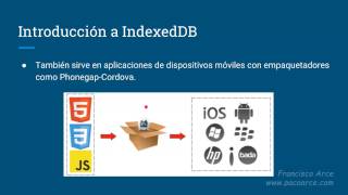IndexedDB 0101 Introduccion [upl. by Naval]