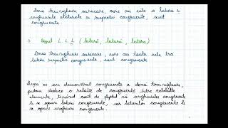 Congruenta triunghiurilor  Matematica  Geometrie  Evaluare nationala  Clasele 67 [upl. by Ainek872]