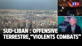 Liban  offensive terrestre de larmée israélienne de quotviolents combatsquot menés au sud [upl. by Mellar]