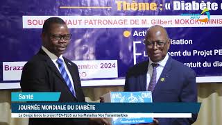 Célébration de la Journée Mondiale du Diabète couplée au lancement du projet PENPLUS au Congo [upl. by Tressia]