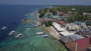 View from Panagsama Beach towards White Beach [upl. by Yuk580]