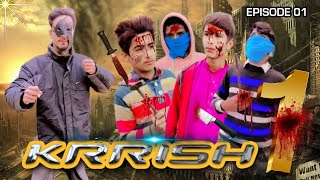 Krrish 1 EP 01  New Movie  Awan Funny Studio [upl. by Arretnahs]