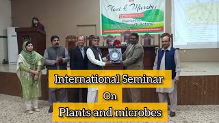 quotInternational Seminar on Plants and Microbesquot [upl. by Drescher]