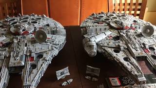 Lego 75192 vs Lepin 05132 UCS Millennium Falcon Part Four [upl. by Dorman]