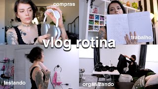 ROTINA PRODUTIVA  vida real organizando a casa compras e trabalho [upl. by Iphigeniah209]