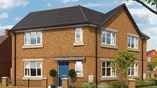 Keepmoat Homes  The Primrose  Briars walk Cannock Staffordshire by Showhomesonline [upl. by Cornelle]