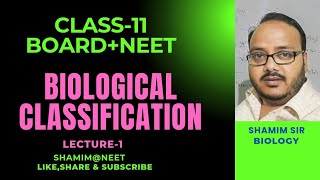 L1Biological Classification Class 11KingdomNEETAIIMS [upl. by Courtund274]