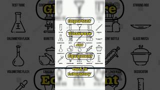 Important Glassware and Equipment Used In Laboratory shorts [upl. by Silliw127]