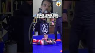 CRIANÇA LUTANDO COMO UM ADULTO NO JIU JITSU [upl. by Ikey29]