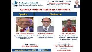 Overview of Recent Nephrology Conferences 2023Prof Mohamed Hani Hafez [upl. by Llertnahs]