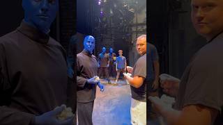 BLUE MAN vs BEST 👄 😂 funny trickshot bluemangroup catch comedyskit [upl. by Ahtnamas]