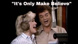 Conway Twitty  quotIts Only Make Believequot  Powerful Duet with Carroll Baker Best Audio and Video [upl. by Nalniuq386]