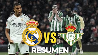 REAL MADRID VS REAL BETIS Resumen [upl. by Orban]