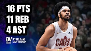 Jarrett Allen vs Pelicans 16 pts 11 reb 4 ast  Nov 20 2024  Regular Season [upl. by Nelak]