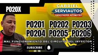 Comprendiendo los códigos DTC P0201 P0202 P0203 y P0204 Diagnóstico y Solución de Problemas [upl. by Bella]